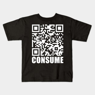 CONSUME - QR Code Kids T-Shirt